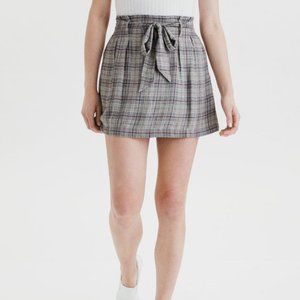 NWT American Eagle High-Waisted Plaid Mini Skirt L